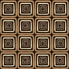 African inspired geometric pattern