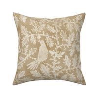 Indienne forest beige textured