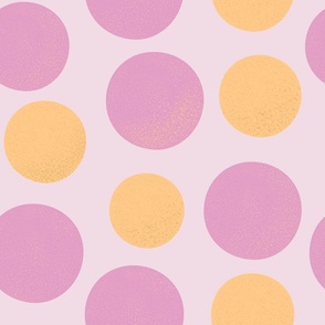 circle, geometric, lavender, dots (large) 