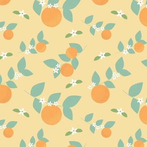 orange, tree, fruit, spring, orange love, yellow (medium size)