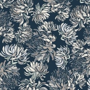 Tiny_Chrysanthemum serenity dark blue