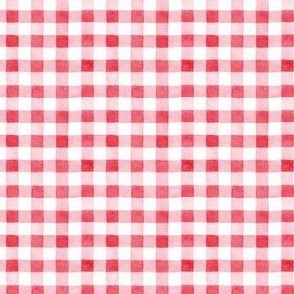 Summer Gingham, pink. Picnic By The Lake