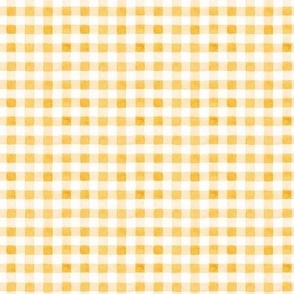 Summer Gingham, yellow. Picnic By The Lake