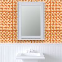 Retro Daisies Pattern | Orange