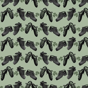 Irish Dancing Shoes (Sage Green) 