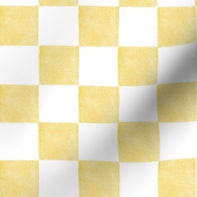Small yellow checkerboard woven texture 