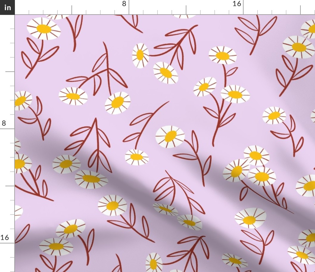 Retro Flower Garden | LG Scale | Lavender