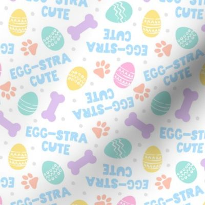 Egg-Stra Cute - Dog Easter Eggs & Bones - Pastels - LAD24