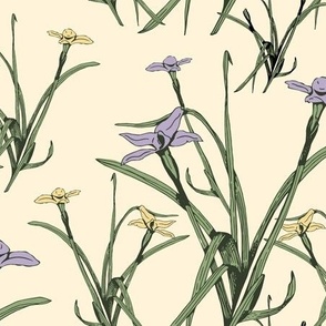 Wild Irises Creamy