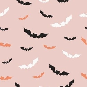 Pink Halloween Bats