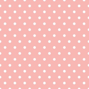 Blush Pink Polka Dots 12 inch