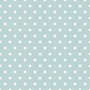 Light Blue Polka Dots 12 inch