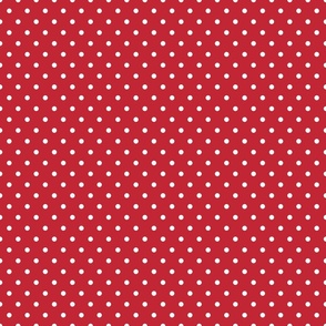 Red Polka Dots 6 inch
