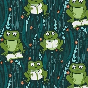 story time frogs small scale
