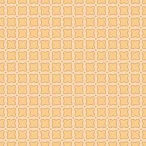 1950s Vibe: Yellow Foulard Pattern 