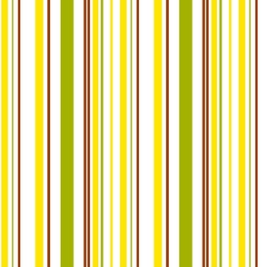 Mazie Multi-Stripe-Warm, Medium Scale, Vertical Stripes