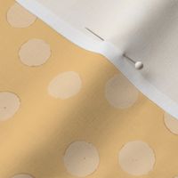 Hand Painted Random Polka Dots Pattern