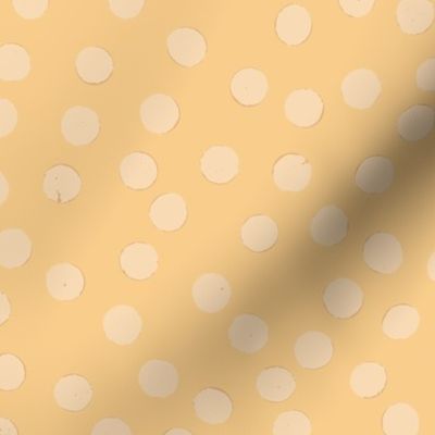 Hand Painted Random Polka Dots Pattern