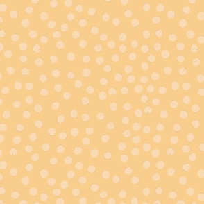Hand Painted Random Polka Dots Pattern