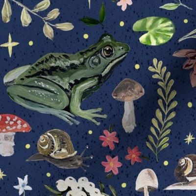 Bullfrog Woodland Serenade, Navy