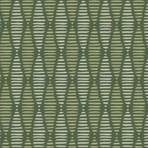 Boho Diamond Texture – Green