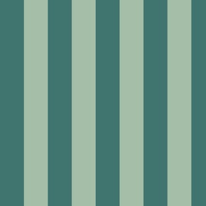 Grandmillenial stripes in gorgeous green, emerald green, pale green awning stripe