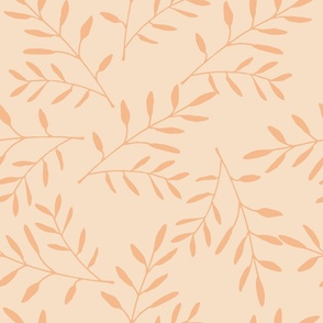 M Apricot Branches: Nature-Inspired Peachy Autumn Vibes flowing in the wind