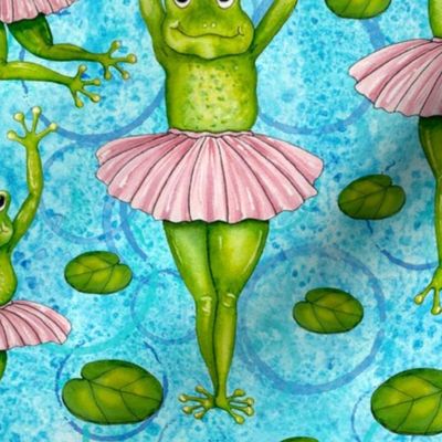 Frolicking Frogs in Frilly Tutus
