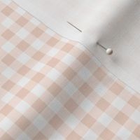 Micro Mini Scale // Blush Pink Spring Summer Gingham