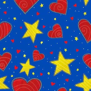 Celestial Love (red and yellow)