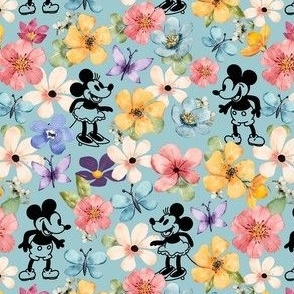 Smaller Classic Mickey and Colorful Stars