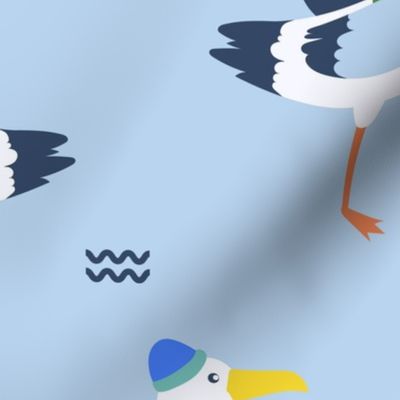 Seagulls - Medium scale