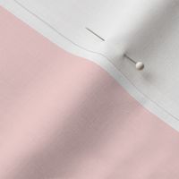 Blush Pink and White Thick Vertical Stripe