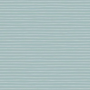 Thin drawn stripes in dusty blue