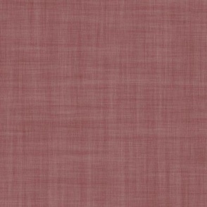 linen - beetroot red - subtle faux linen texture