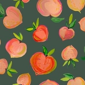 Painterly Summer Peaches // Boho Forest