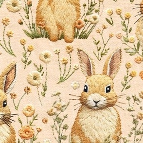 Bunny Embroidery (Medium Scale)