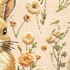 Bunny Embroidery (Large Scale)