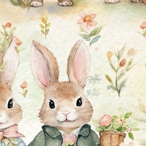 Dressed Up Bunnies (Large Scale)