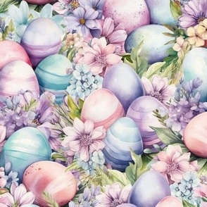 Easter Eggs and Flowers (Medium Scale)