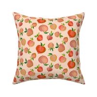 Painterly Summer Peaches // Peachy Tan Neutral