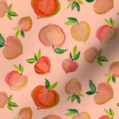 Painterly Summer Peaches // Peachy