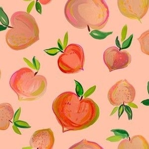 Painterly Summer Peaches // Peachy