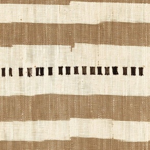 BURLAP STRIPE MAZA ROTATED