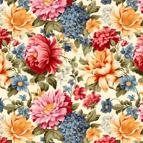 Southern Chintz inspired floral