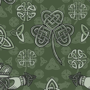 Gaels and Celts of Ireland (Sage Green large scale)   