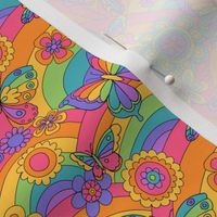 269 Hippie Rainbow butterflies small