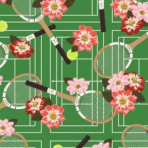 Tennis & Flowers | XL Brights