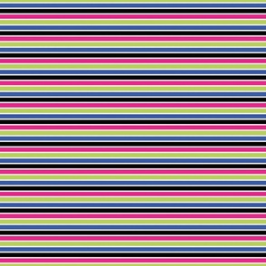 Girly Neon Stripes 3 inch