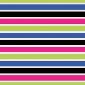 Girly Neon Stripes 12 inch